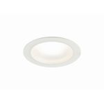 Sylvania LED Downlight Start IP44 150 Aluminium Weiß 12W 1200lm 74D - 830 Warmweiß | Ausschnitt 150mm - IP54 - Dimmbar