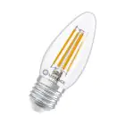 Ledvance Classic LED E27 Kerze Fadenlampe Klar 3.4W 470lm - 827 Extra Warmweiß | Dimmbar - Ersatz Für 40W