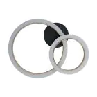 Eglo Deckenleuchte Calliera Stahl Schwarz Gold 12W 1500lm - 840 Kaltweiß | IP20 - Dimmbar 