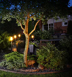 LED-Außenleuchten im Garten